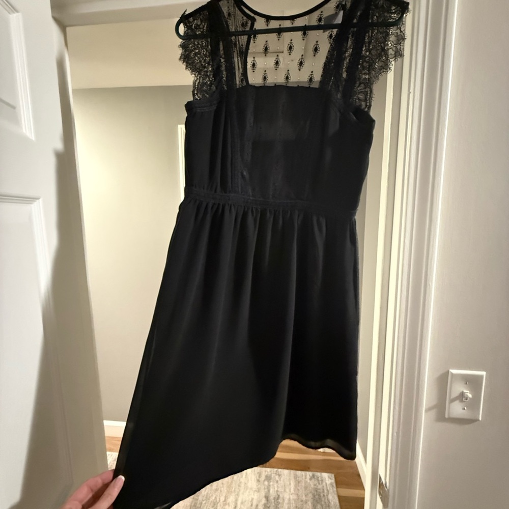 H&M Black Lace Mini Dress